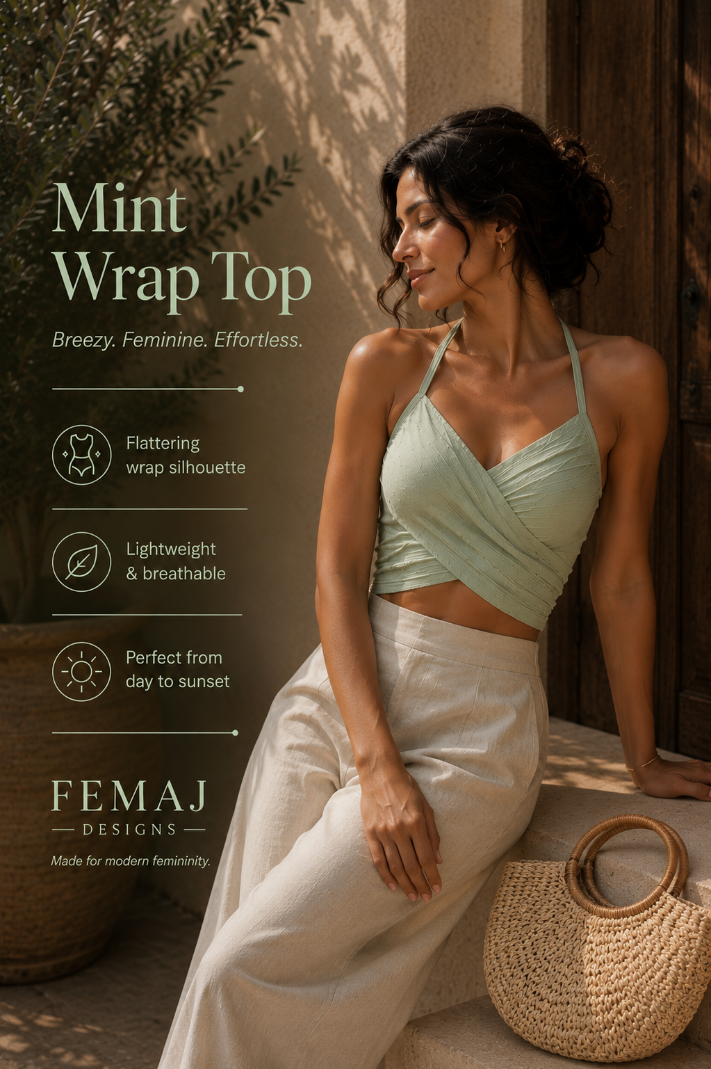 LUNA WRAP TOP