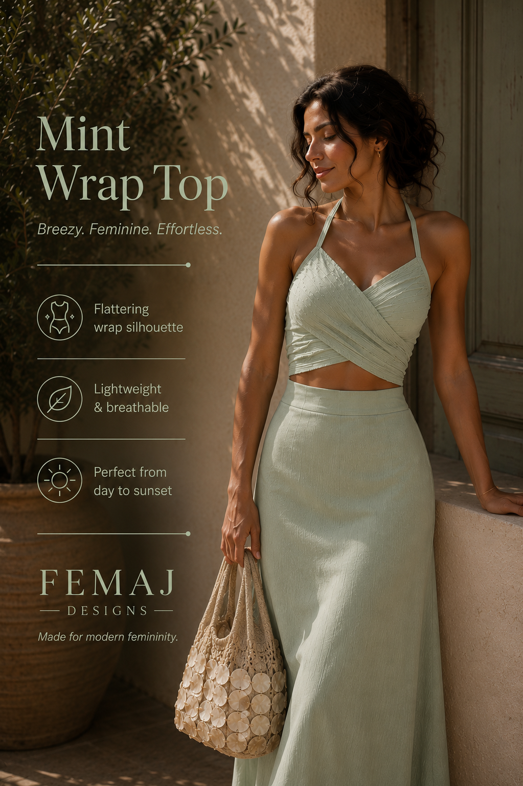 LUNA WRAP TOP