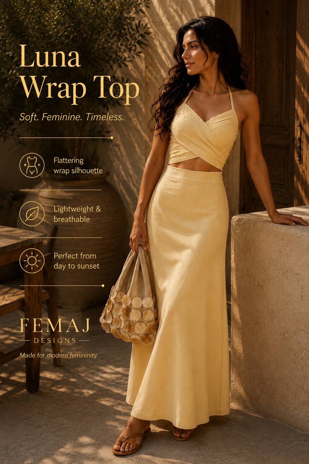 LUNA WRAP TOP