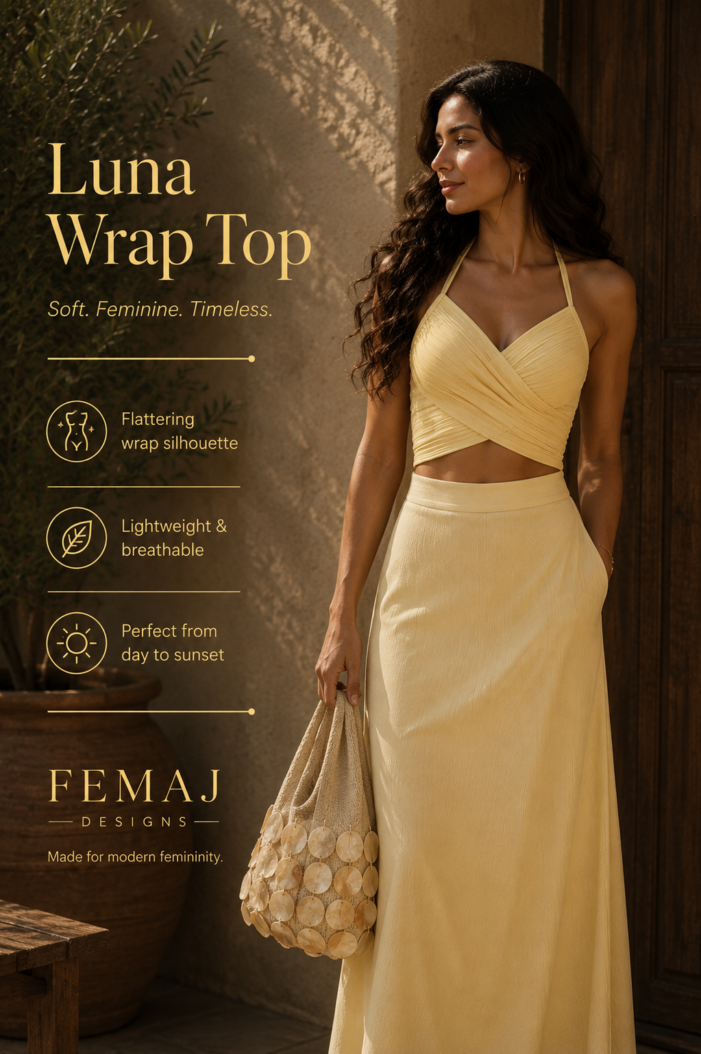 LUNA WRAP TOP